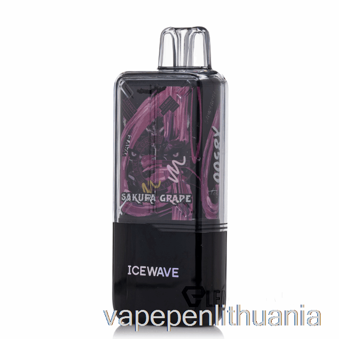 Icewave X8500 Vienkartinis Sakura Vynuogių Vape Skystis